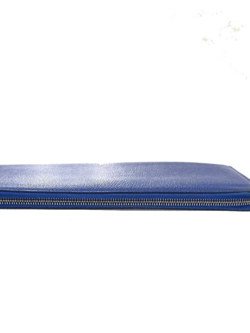 HERMES Azap Silk In Zip Around Long Wallet Epsom Leather Blue SHW France 38RL950 - Picture 5 of 16